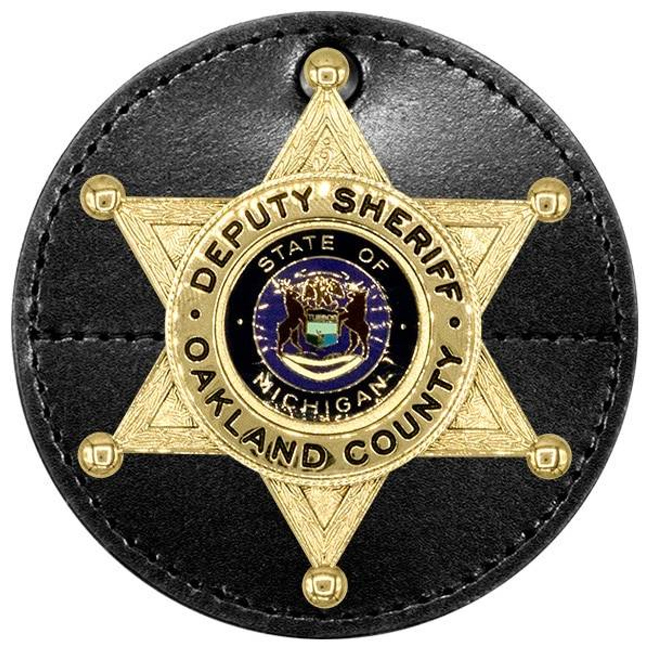 UNIVERSAL LEATHER BADGE HOLDER